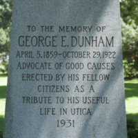 Photograph of George E. Dunham Memorial Statue - AO-00131-002.jpg