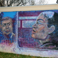 Photograph of Dr King Jr. Memorial Park Mural - rosa parks kennedy,lincoln at Dr King park.jpg