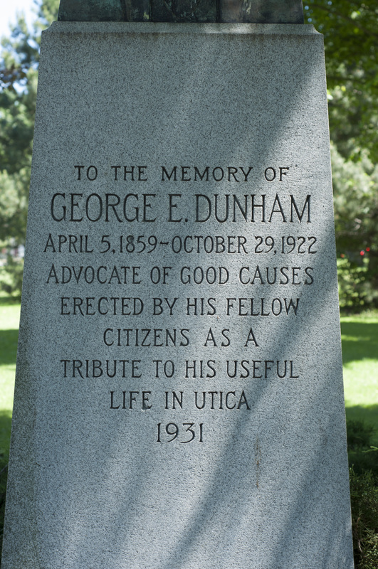 Photograph of George E. Dunham Memorial Statue - AO-00131-002.jpg