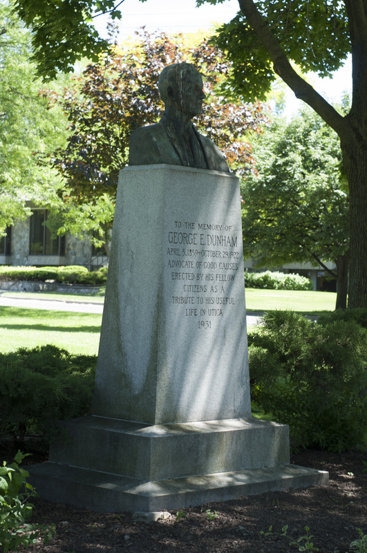 Photograph of George E. Dunham Memorial Statue - AO-00131-003.jpg