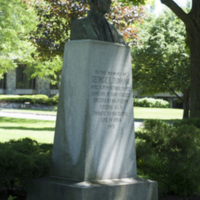 Photograph of George E. Dunham Memorial Statue - AO-00131-003.jpg