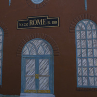 Photograph of Downtown Rome Buildings Mural - AO-00145-005.jpg