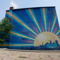 Photograph of Utica Sunburst Mural - utica_mural_by_forsakenoutlaw-d6bck3s.jpg