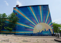 Photograph of Utica Sunburst Mural - utica_mural_by_forsakenoutlaw-d6bck3s.jpg